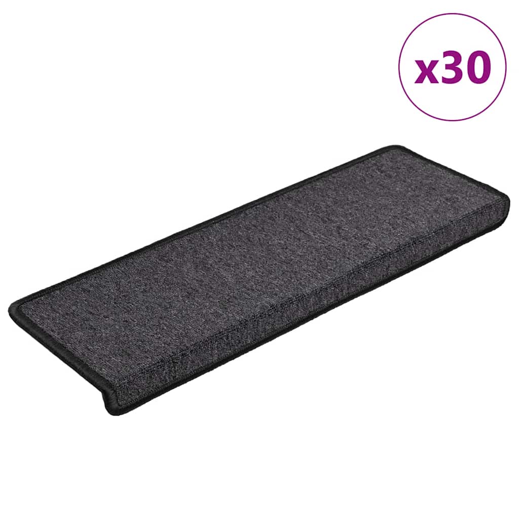 Anthrazit Stufenmatten 65x21 cm, 30er Set