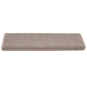 Hellbraune Stufenmatten, 30er Set, 65x21 cm