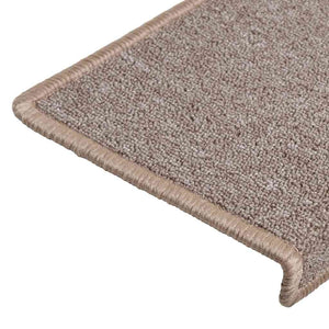 Hellbraune Stufenmatten, 30er Set, 65x21 cm
