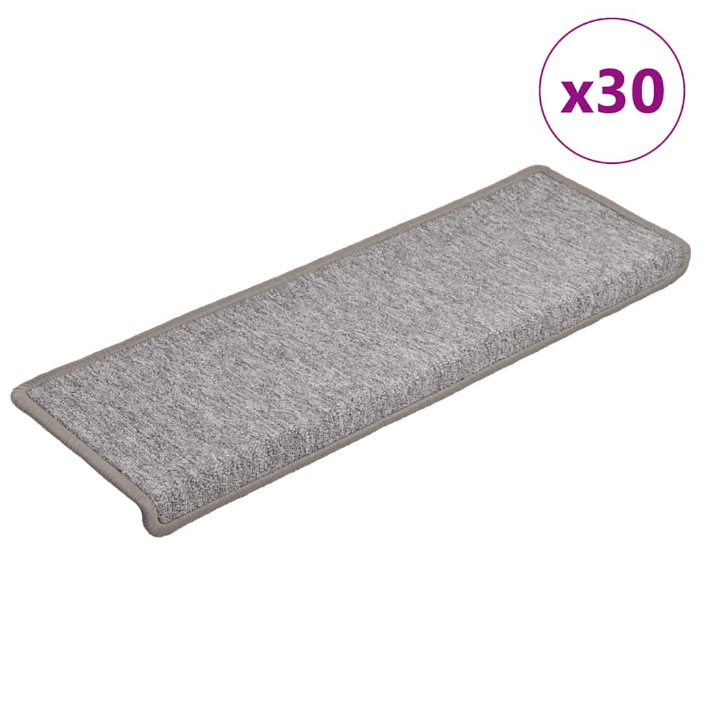 Stufenmatten Hellgrau 65x21 cm, 30er Set