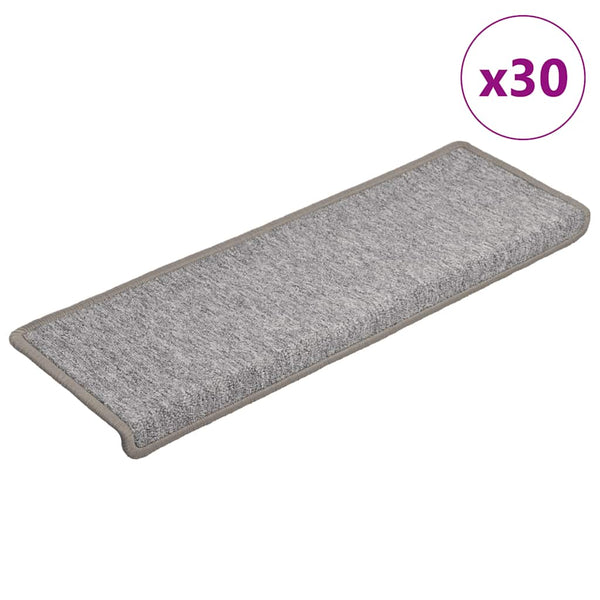 Stufenmatten Hellgrau 65x21 cm, 30er Set