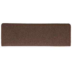 Kaffeebraune Stufenmatten, 30er Set, 65x21 cm