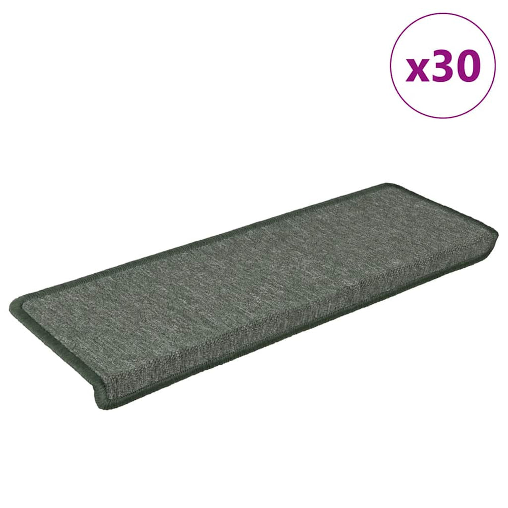 Stufenmatten Dunkelgrün 65x21 cm, 30er Set