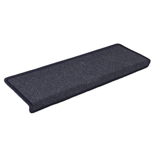 Stufenmatten Dunkelgrau Blau 65x21cm, 30er Set