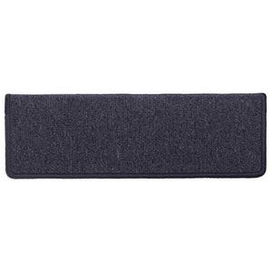 Stufenmatten Dunkelgrau Blau 65x21cm, 30er Set