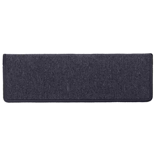 Stufenmatten Dunkelgrau Blau 65x21cm, 30er Set
