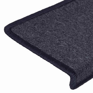 Stufenmatten Dunkelgrau Blau 65x21cm, 30er Set