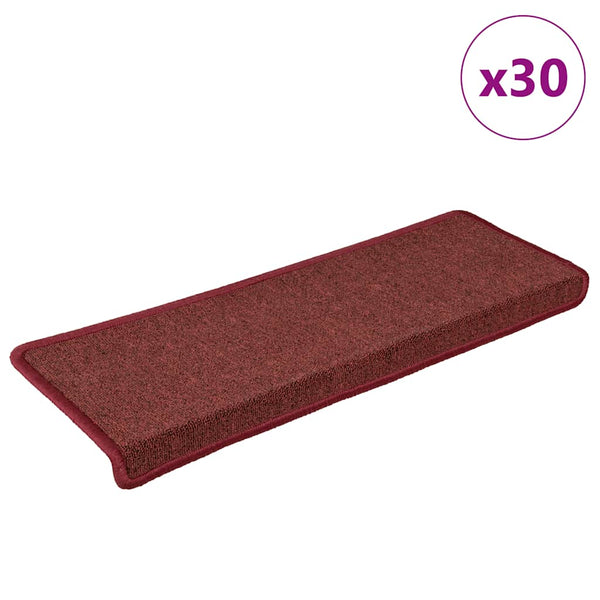 Bordeaux Stufenmatten 65x21 cm, 30er Set