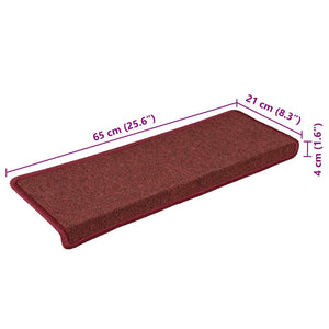 Bordeaux Stufenmatten 65x21 cm, 30er Set