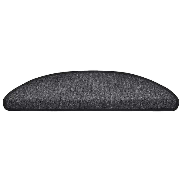 Stufenmatten Halbrund Anthrazit 56x17 cm, 20er Set