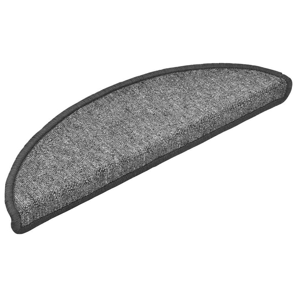 Stufenmatten Halbrund Dunkelgrau 56x17 cm, 20er Set