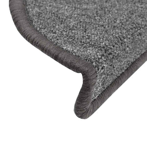 Stufenmatten Halbrund Dunkelgrau 56x17 cm, 20er Set