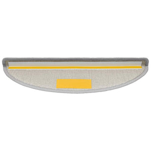 Stufenmatten Halbrund Hellgrau 56x17 cm, 20er Set