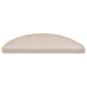 Stufenmatten Taupe Halbrund 20er Set