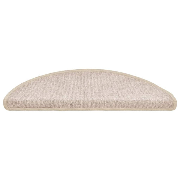 Stufenmatten Taupe Halbrund 20er Set