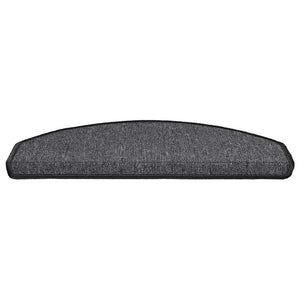 Stufenmatten Anthrazit Halbrund 65x24 cm, 20er Set