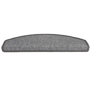 Dunkelgraue Stufenmatten Halbrund 65x24 cm, 20er Set