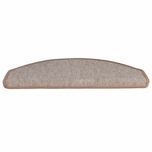 Stufenmatten Halbrund Hellbraun 65x24 cm, 20er Set