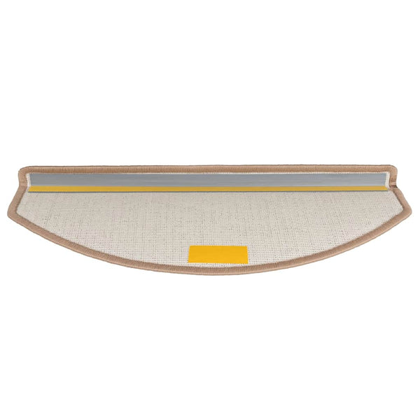 Stufenmatten Halbrund Hellbraun 65x24 cm, 20er Set