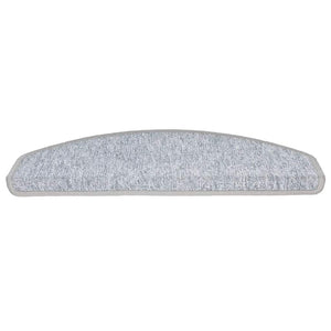 Stufenmatten Halbrund Hellgrau 65x24 cm, 20er Set