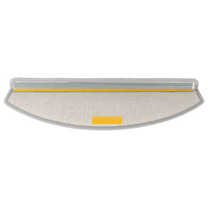 Stufenmatten Halbrund Hellgrau 65x24 cm, 20er Set