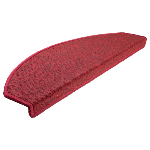 Stufenmatten Rot Halbrund 65x24cm, 20er Set