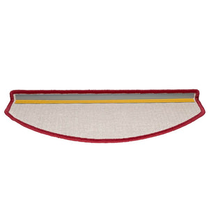 Stufenmatten Rot Halbrund 65x24cm, 20er Set