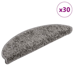 Stufenmatten Halbrund Grau 30 Stk. 56x17x3 cm