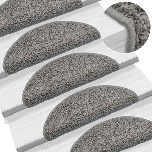 Stufenmatten Halbrund Grau 30 Stk. 56x17x3 cm