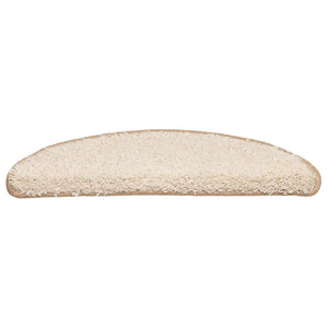 Stufenmatten Creme Halbrund 30er Set