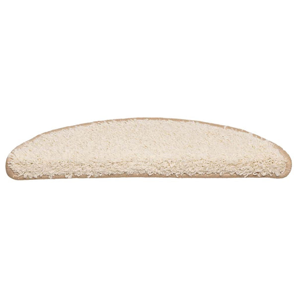 Stufenmatten Creme Halbrund 30er Set