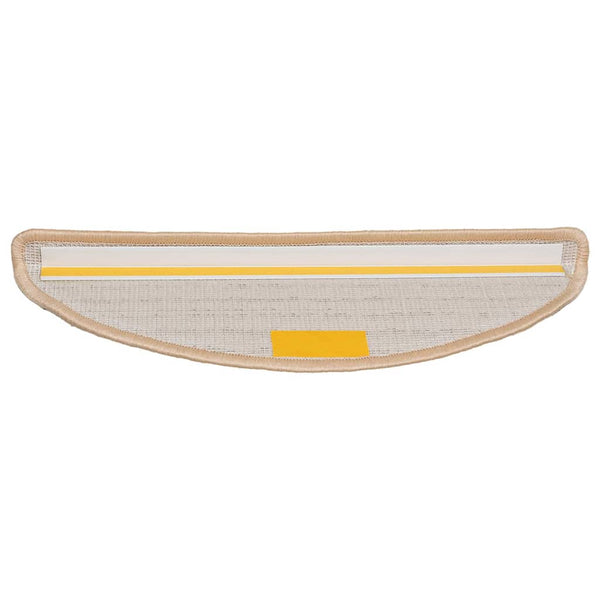 Stufenmatten Creme Halbrund 30er Set