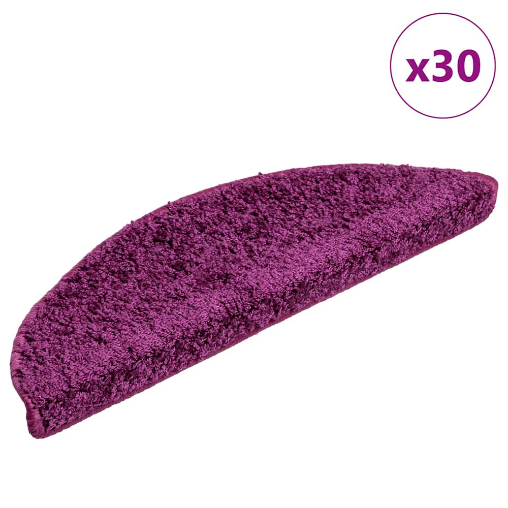 Violette Stufenmatten Halbrund 56x17 cm, 30er Set
