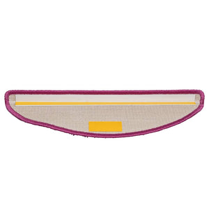 Violette Stufenmatten Halbrund 56x17 cm, 30er Set
