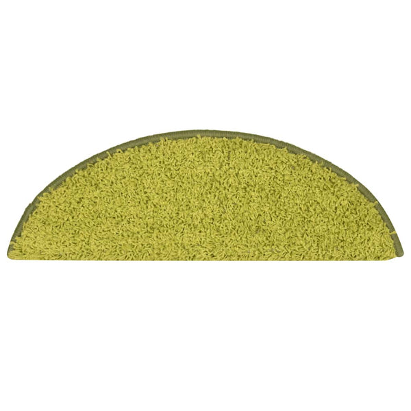 Grüne Stufenmatten Halbrund 56x17 cm, 30er Set