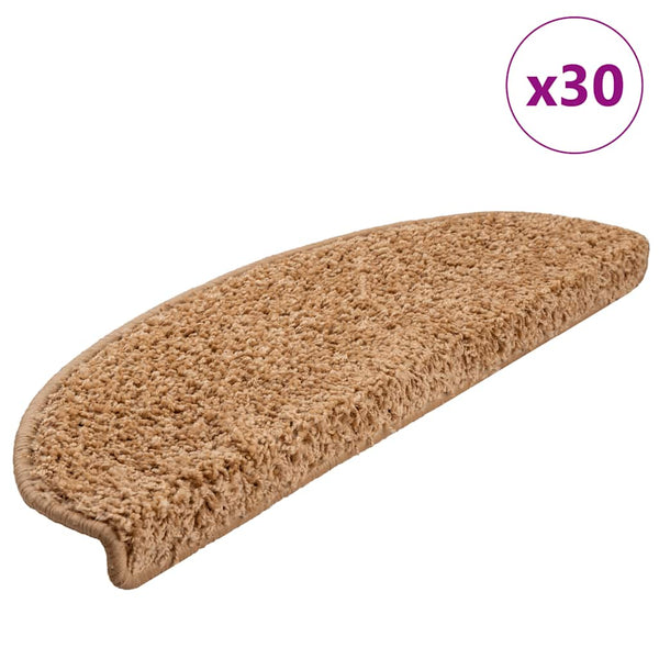 Stufenmatten Beige Halbrund 30 Stk