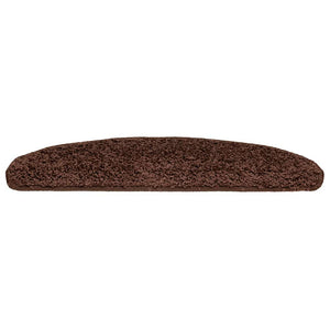 Stufenmatten Braun Halbrund 65x21 cm, 30er Set