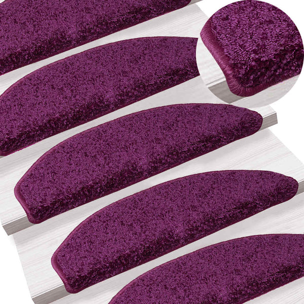 Violette Stufenmatten Halbrund 65x21cm 30er Set