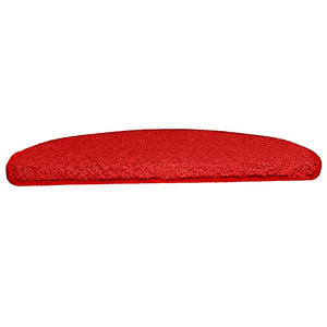 Rote Treppenmatten Halbrund 65x21 cm, 30er Set