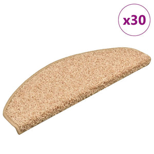 Goldene Stufenmatten Halbrund 65x21 cm, 30er Set