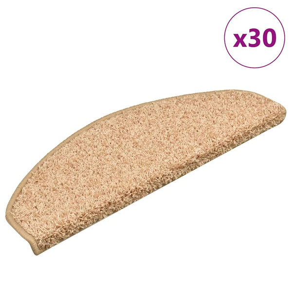 Goldene Stufenmatten Halbrund 65x21 cm, 30er Set