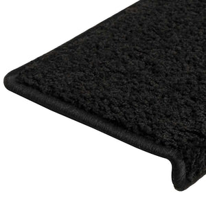 Schwarze Stufenmatten, 30er Set, 65x21 cm