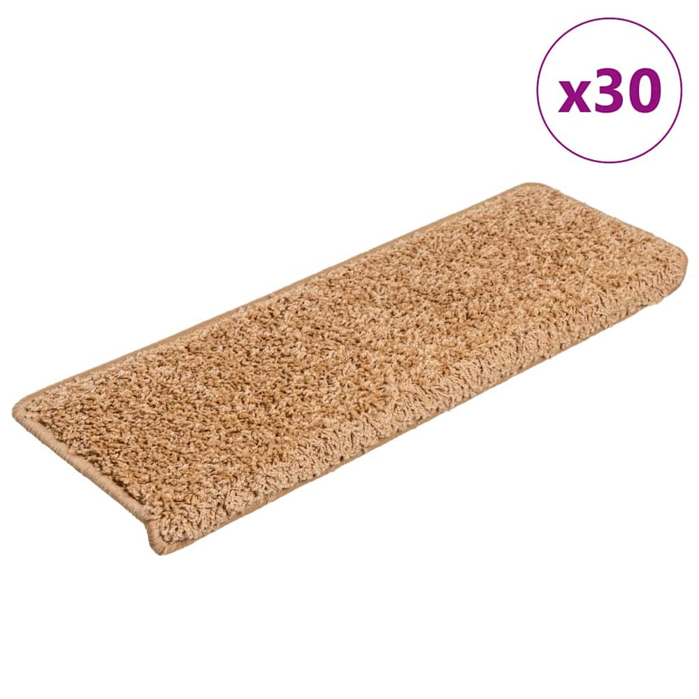 Beige Stufenmatten 65x21 cm, 30er Set
