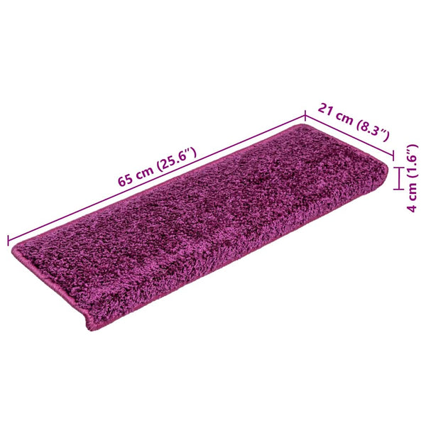 Violette Stufenmatten, 30er Set, 65x21 cm