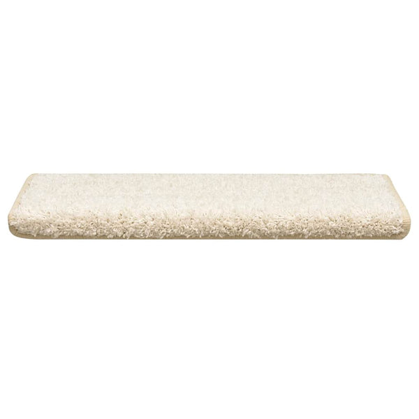 Weiße Stufenmatten 65x21 cm, 30er Set