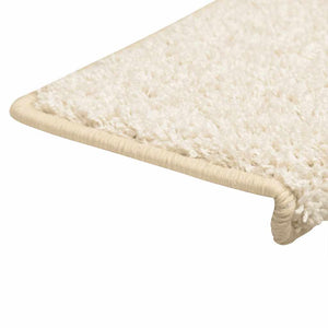 Weiße Stufenmatten 65x21 cm, 30er Set