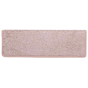 Treppenmatten Weiß & Rosa 65x21cm, 30er Set