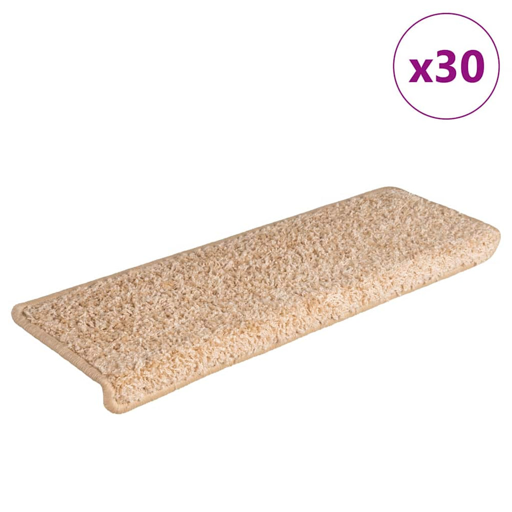 Goldene Stufenmatten, 30er Set, 65x21 cm