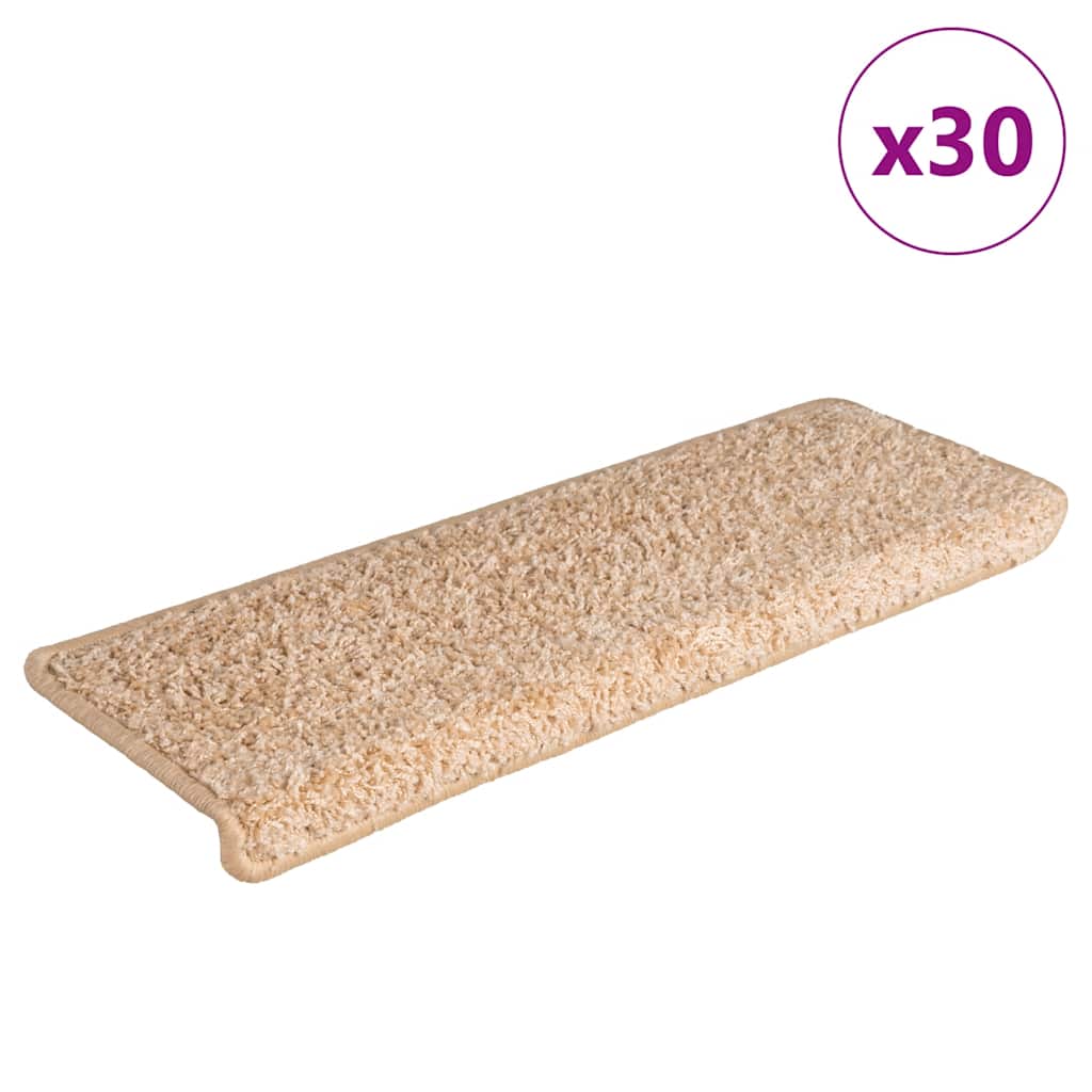 Goldene Stufenmatten, 30er Set, 65x21 cm