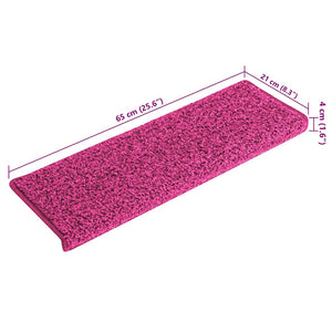 Rosa Stufenmatten 65x21 cm, 30er Set